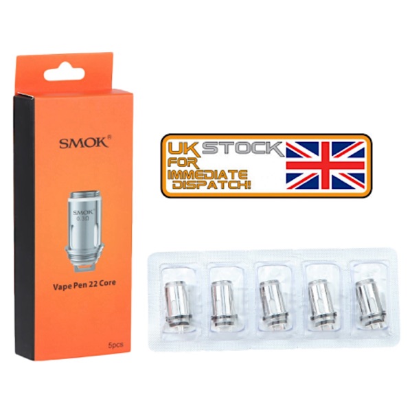 SMOK Vape Pen 22 Core, pack of 5